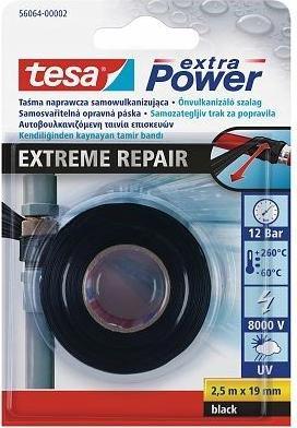 tesa selbstklebendes Silikonband EXTREME 2,5m 19mm schwarz H5606402 (19 mm)