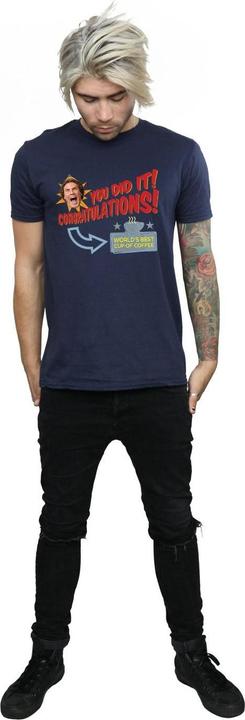 Actual product image Elf Mens World's Best Coffee T-Shirt (L)