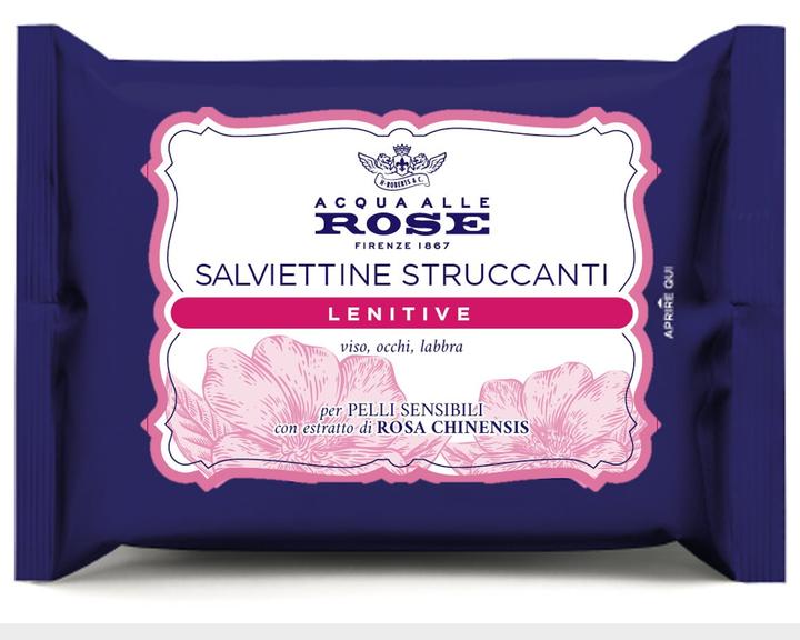 Produktbild Acqua alle rose Sensitive Gesichts-Reinigungstücher 20 pz. (Reinigungstücher, 498.67 ml)