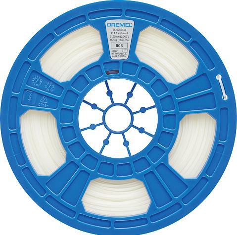 Image du produit Dremel PLA 1,75mm TRANSLUCENT 0,75kg 3D FILAMENT (PLA, 1.75 mm, 750 g)