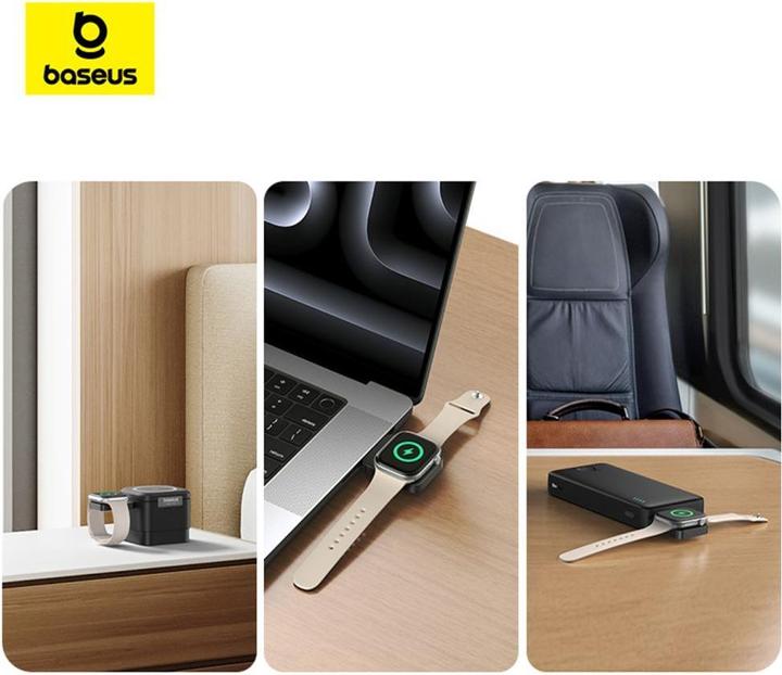 Immagine prodotto Baseus MagPro 2.5W Magnetic Inductive Charger for Apple Watch - Black (2.50 W)