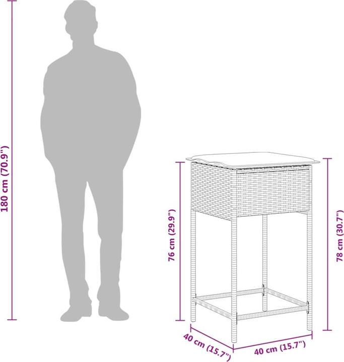 Produktbild VidaXL Laurente (80 cm)