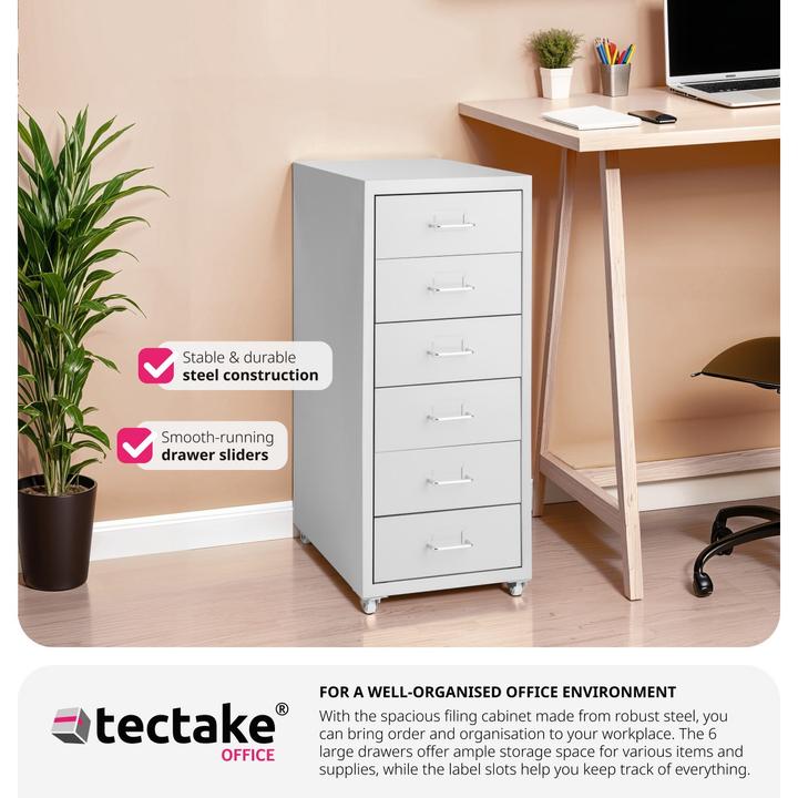 Immagine prodotto tectake Rotolo contenitore (41 x 28 x 69 cm)