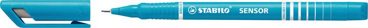 Image du produit STABILO SENSOR F Finliner avec taille-crayon à ressort (Turquoise, 1 x)