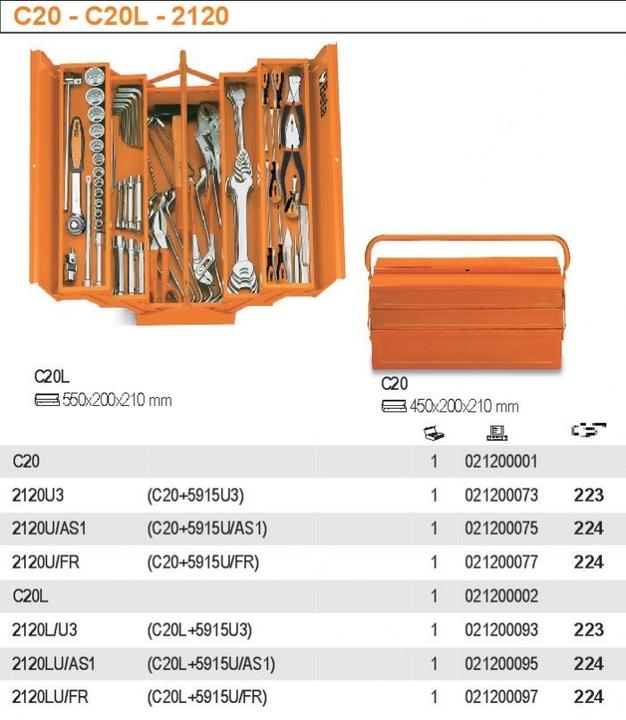 Image du produit Beta Tools Boite a outils