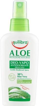 Actual product image Equilibra EQUILIBRA Aloe Protezione Naturale Gentle Deodorant Spray aleosowy dezodorant anti-odour Aloe Vera 7 (Spray, 75 ml)
