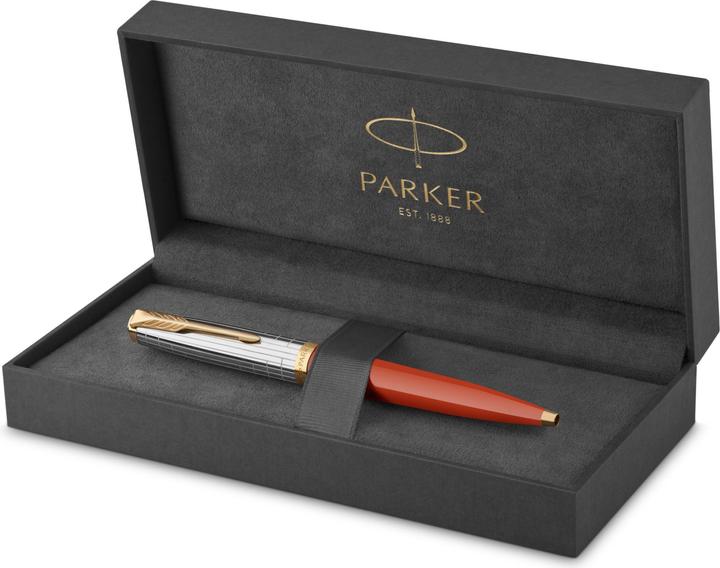 Actual product image Parker Pen Ballpoint pen 51 Premium G.C. M (Red, 1 x)