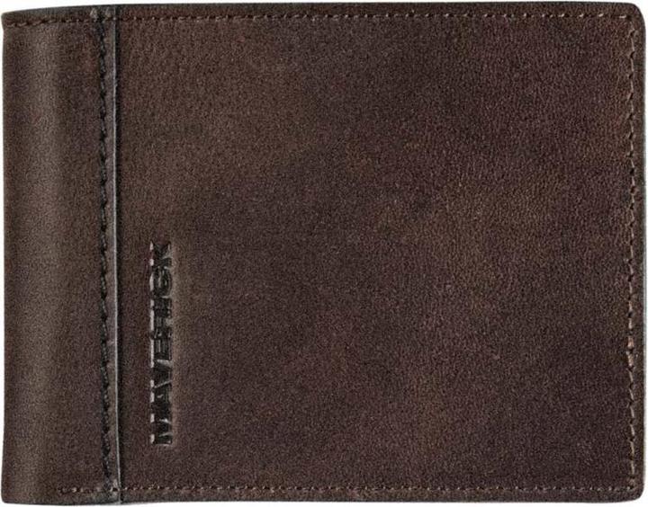 Maverick Brown Portemonnaie compact Leder, braun