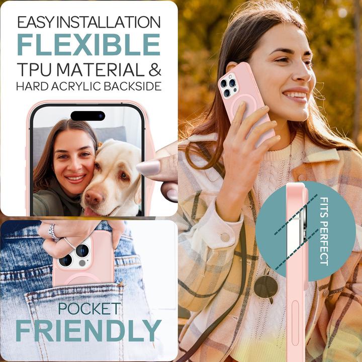 Actual product image Nalia Matte hybrid case with MagSafe function (Apple iPhone 16 Pro)