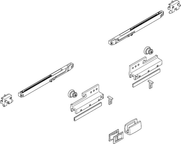 Productafbeelding Vitris Accessoireset Portavant M50/M80 GLAS