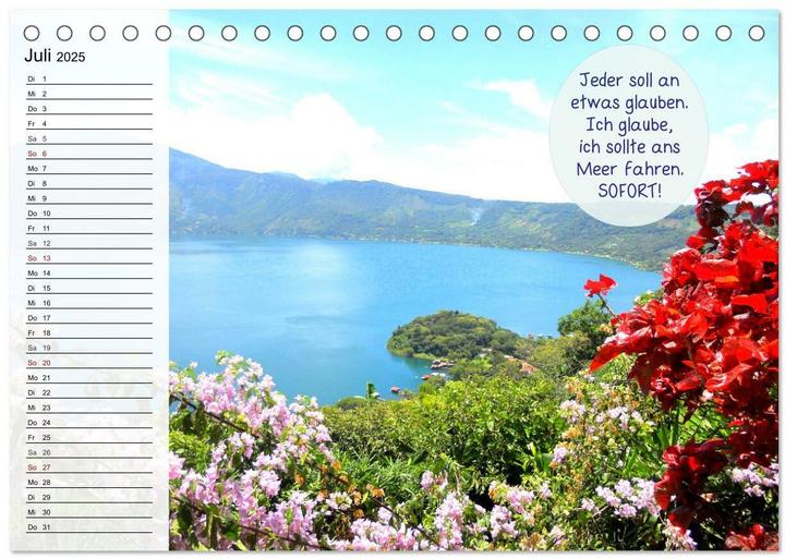 Produktbild Endlich Urlaub und nichts wie weg! Lustiger Sprchekalender fr Urlaubsreife (Tischkalender 2025 (A5, Deutsch)