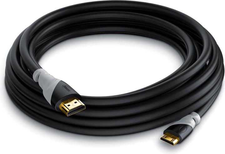 Actual product image CSL mimi HDMI cable 2.0 - 4k 60Hz Ultra HD - Full HD - 3D - Ethernet - 1080p 2160p - 3 x shielded (10 m, HDMI)