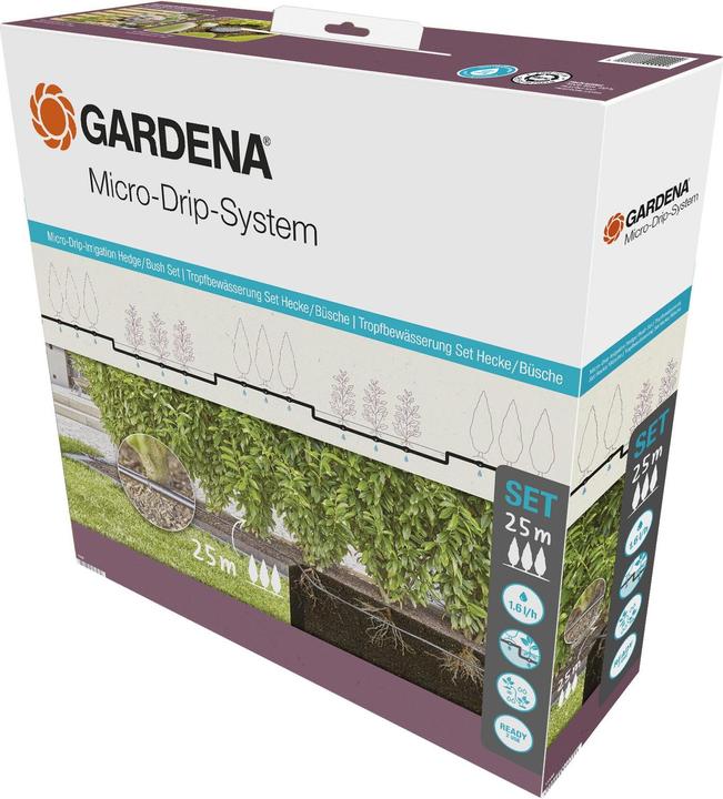 Produktbild Gardena Ober- und unterirdisches Tropfrohr (25 m) (Tropfschlauch + Tropfrohr)