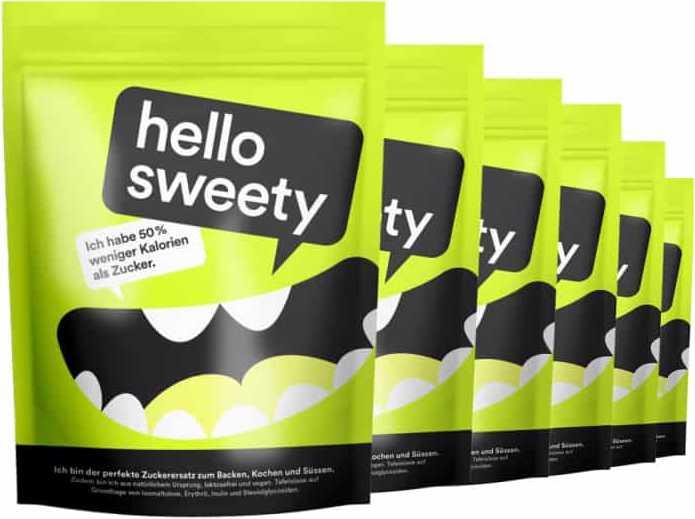 Produktbild Hello sweety Zuckerersatz (6 x)