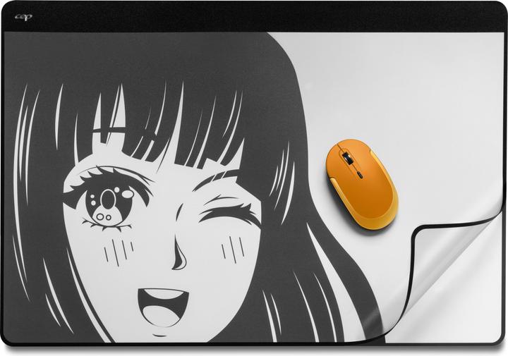 Actual product image Cep Plastic desk pad Manga black/white