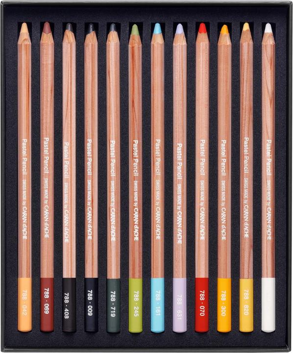 Produktbild Caran d'Ache Pastellstifte (Mehrfarbig, 12 x)