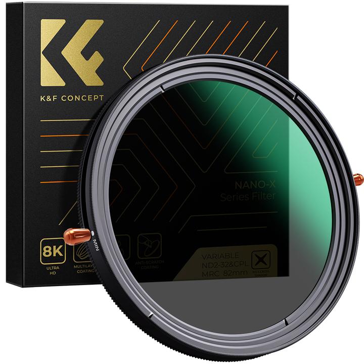 Produktbild K&F Concept 2 in 1 CPL+Variable ND2ND32 (46 mm, ND- / Graufilter, Polarisationsfilter)