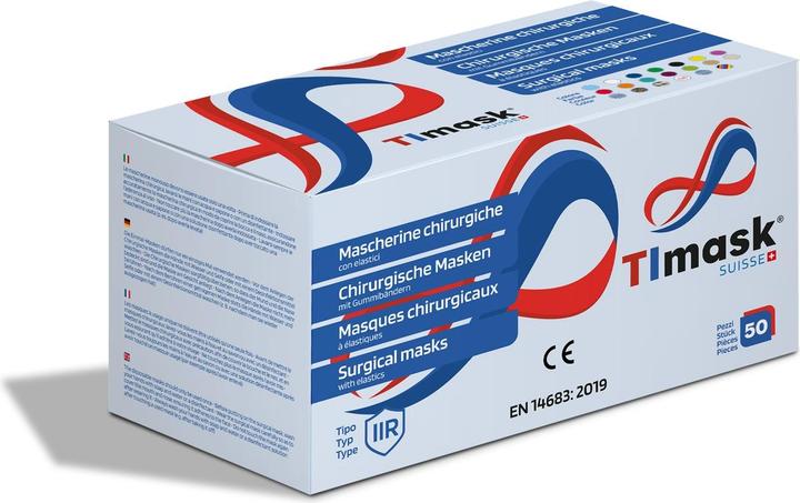 Image du produit Timask Masque jetable Noir (20 pcs) (Type IIR, 20 x)