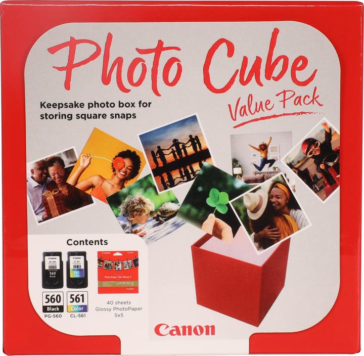Canon PG-560 / CL-561 Photo Cube Value Pack PP-201 13x13 cm 40 sheets (CMYK)