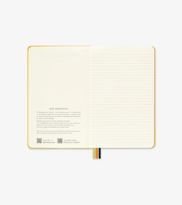 Image du produit Moleskine Albums de photos jaune foncÃ© (A5, À rayures)