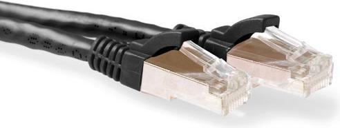 Produktbild Black 7 meter LSZH SFTP CAT6A patch cable snagless with RJ45 connectors (S/FTP, CAT6a, 7 m)