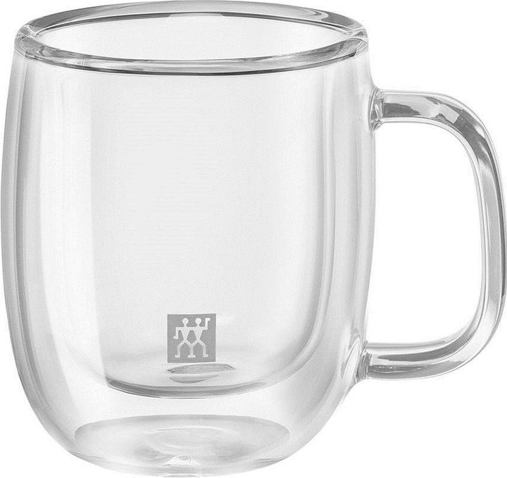 Produktbild Zwilling Sorrento Plus Espressogläser doppelwandig mit Henkel 2er Set (80 ml, 2 x)