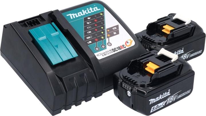 Immagine prodotto Makita DMR 055 RT Radio a batteria 18 V FM con lanterna torcia 360° + 2x batteria 5,0 Ah + caricatore (FM, AM)