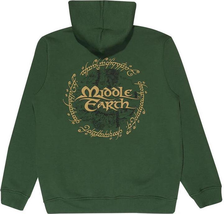 Immagine prodotto Lord of the rings Felpa con Cappuccio e Zip Intera Adulto Unisex (M)