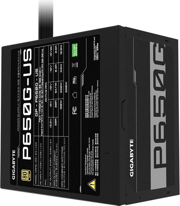 Actual product image Gigabyte GP-P650G (650 W)