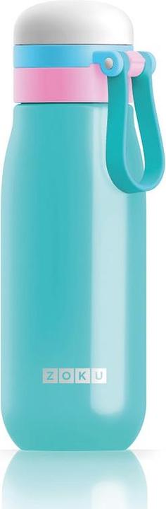ZOKU Edelstahl Kindertrinkflasche Ultralight 500ml Teal (0.50 l)