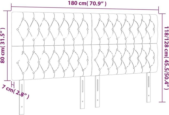 Immagine prodotto VidaXL Poppy (180 x 7 x 128 cm)