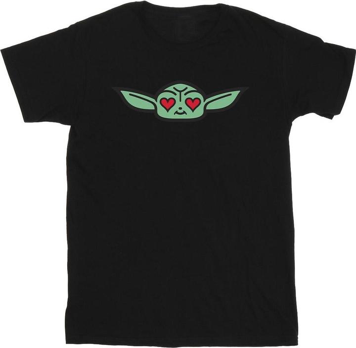 Star Wars The Mandalorian Grogu Heart Eyes TShirt (L)