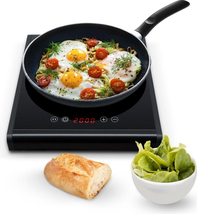 Actual product image Steba HK 25 single ceramic hob 2000W 18.5cm Touch Control from 01/25