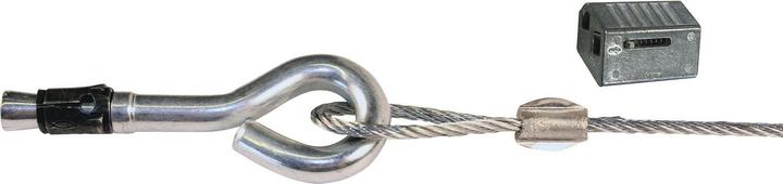 Actual product image Dörner + Helmer Ruck-Zuck Multischling wire rope with concrete anchor for ceiling and wall mounting