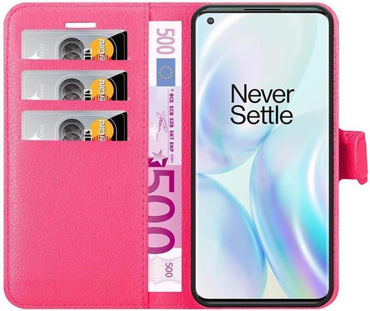 Actual product image Cadorabo Book with stand function cover (OnePlus 8 Pro)
