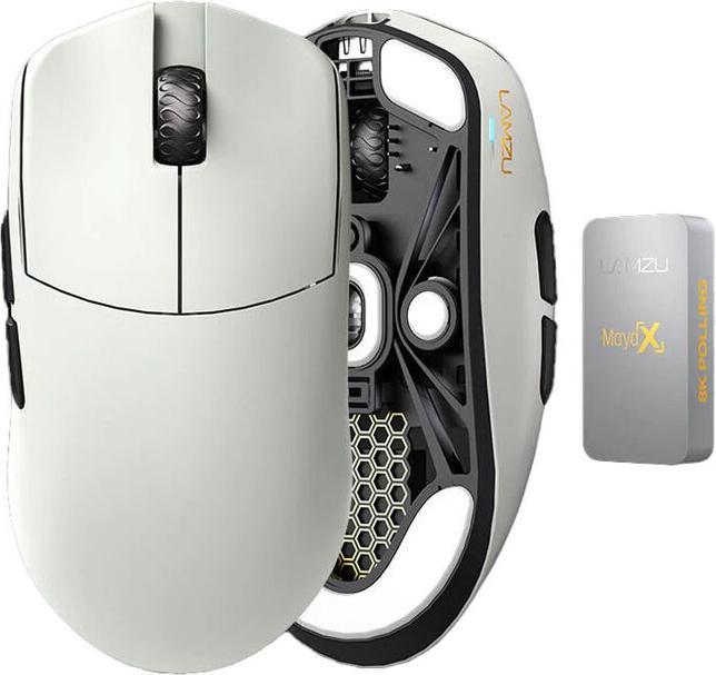 Produktbild Lamzu Maya X Gaming Maus - Cloud Grey