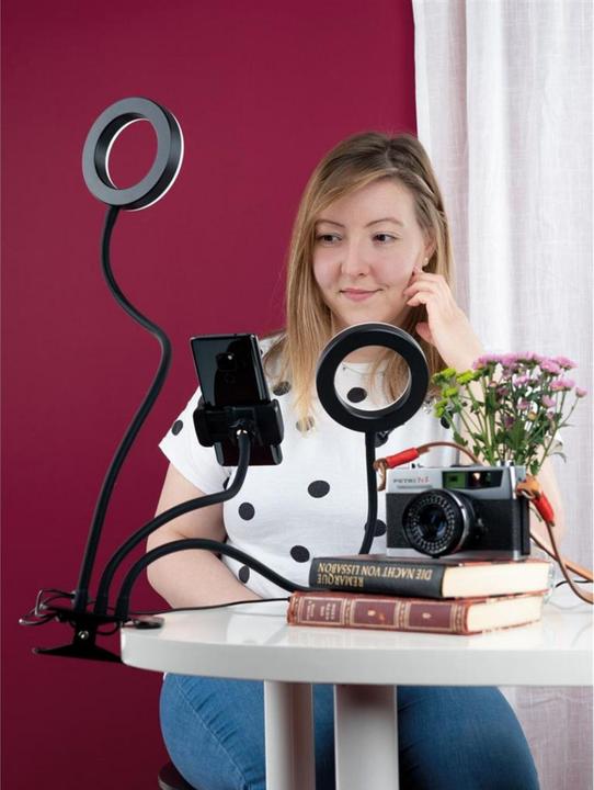 Immagine prodotto Dörr Luce video 2 anelli SLR-12 Bi-Color (Videocamera)