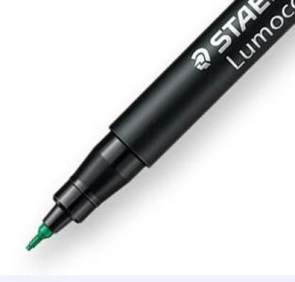 Actual product image Staedtler Lumocolor permanent (Green, 0.40 mm, 1 x)