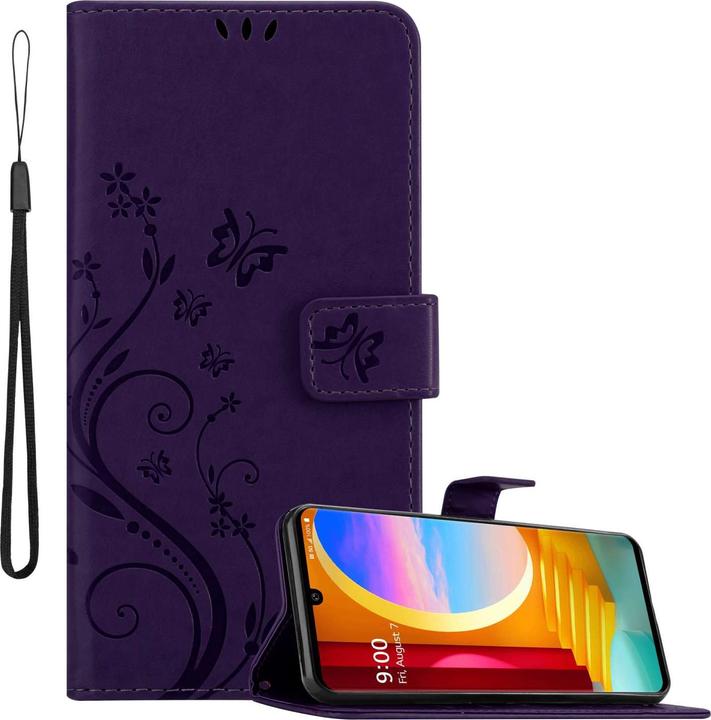 Produktbild Cadorabo Hülle für LG Velvet mit Blumen Muster (LG Velvet)