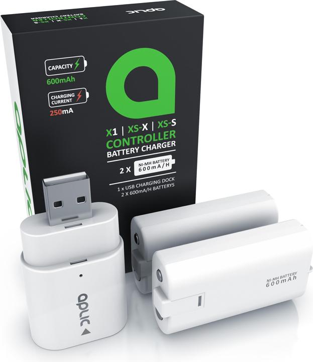 Image du produit Aplic Chargeur pour Xbox One Controller et Series Gamepad, station de charge de batterie, 2 batteries de (Xbox One S, Xbox Series S)