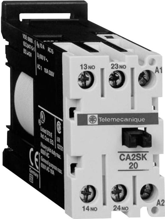 Actual product image Schneider Electric Mini control relay 1NO+1NC,24VAC,10A