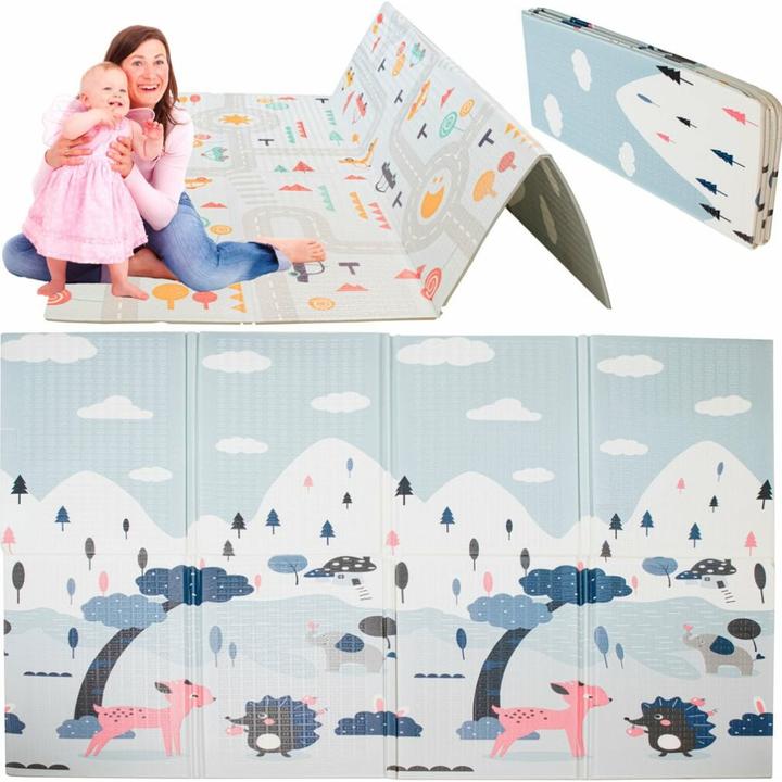 Immagine prodotto Kik Tappeto didattico per bambini strada/foresta 177x198x0,8cm