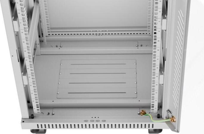 Actual product image Lanberg rack cabinet 15U 600x600 glass (10.86 RU, 19 inch rack)