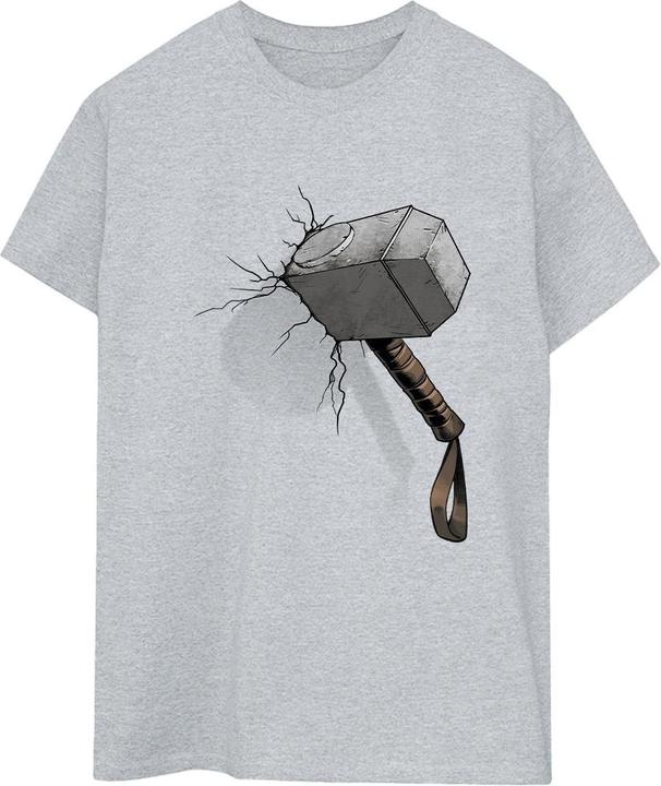 Marvel Thor Hammer Crack TShirt (3XL)