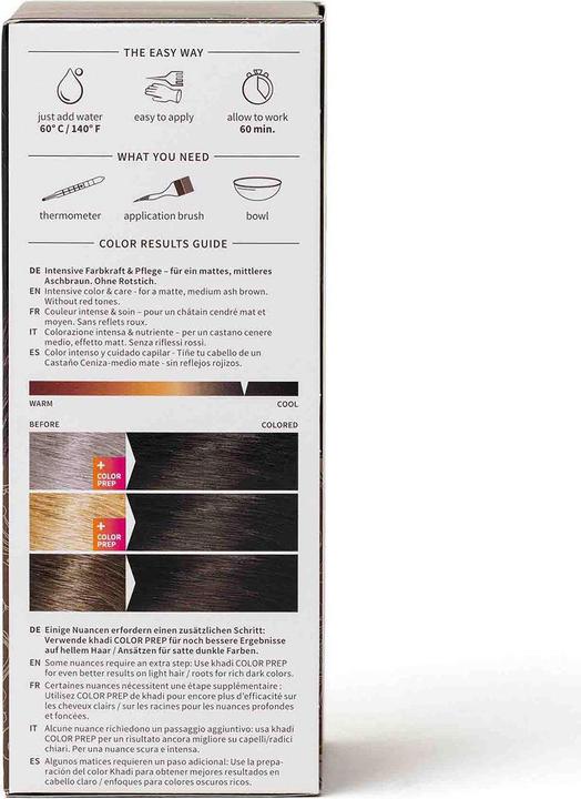Image du produit Khadi Brun cendré - terne, brun moyen sans composante rouge (Ash Brown)