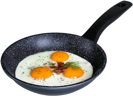 Actual product image Stoneline Pan 6840 Frying, Diameter 20 cm, Suitable for induction hob, Fixed handle, Anthracite (20 cm, Frying pan, Aluminium)