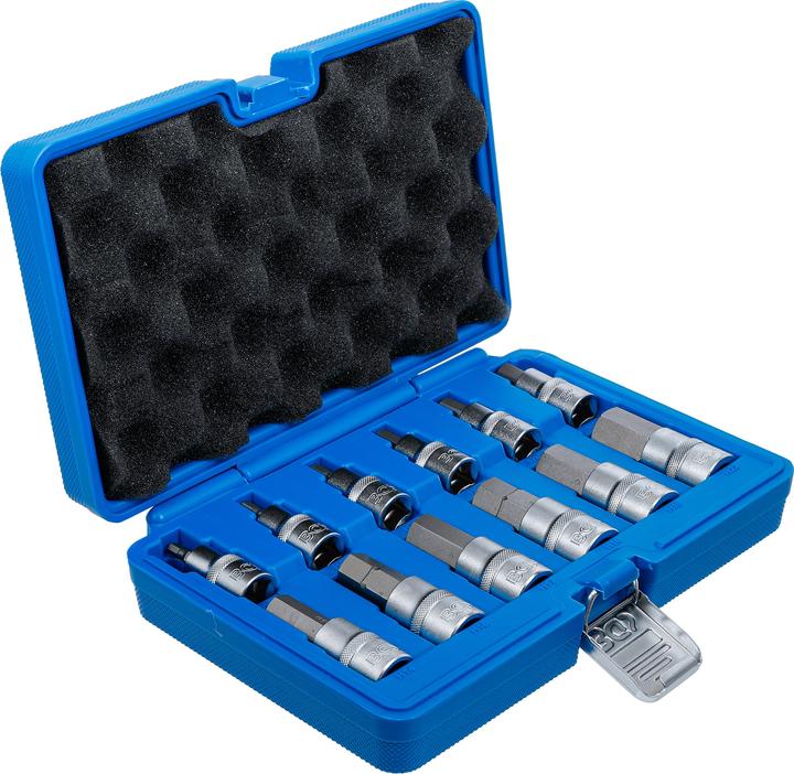 Image du produit BGS Jeu d'embouts (Six pans creux M5, Six pans creux M6, Six pans creux M8, Six pans creux M10, Six pans creux M12, Six pans creux M7, Six pans creux M14, Six pans creux M16, Six pans creux M17, Six pans creux M18, Six pans creux M19, Six pans creux M22)