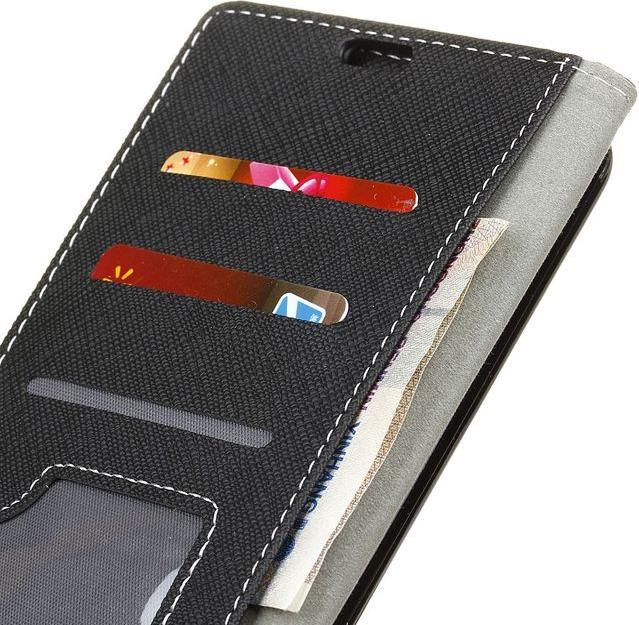 Image du produit MU Classic Housse en cuir avec motif en croix (Huawei Y6 (2017), Huawei Y5 (2017))