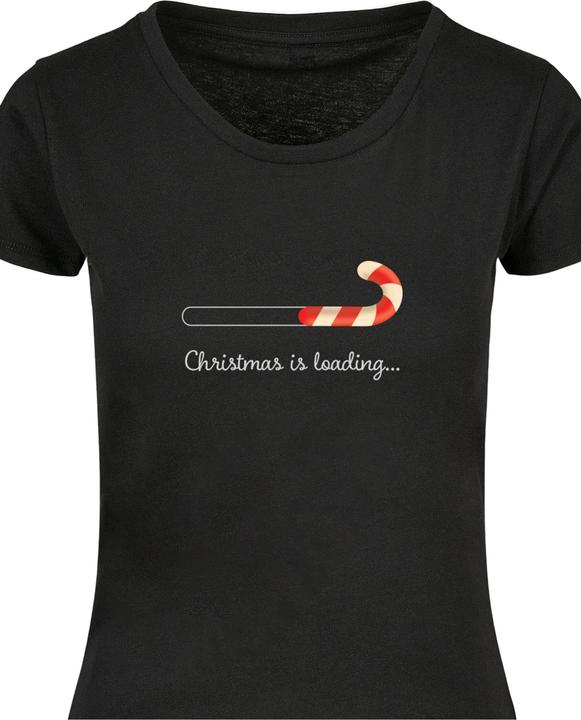 Actual product image Merchcode Ladies Christmas Loading Basic Tee - 118261 (L)