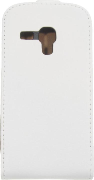 Produktbild OEM Slim leather Flip Case Galaxy S3 mini - White (Samsung Galaxy S3 Mini)